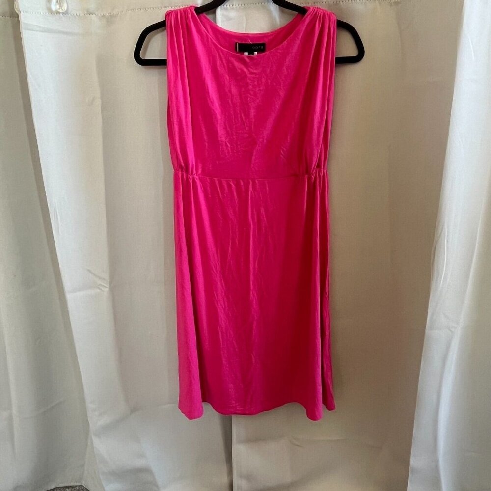 Dote Women Dress Small Bamboo Stretch Comfort Ruched Beachy Boho Vacation 16802x